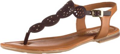 s.Oliver, T Steg Sandalen, dunkelbraun s.Oliver, T Steg Sandalen, dunkelbraun