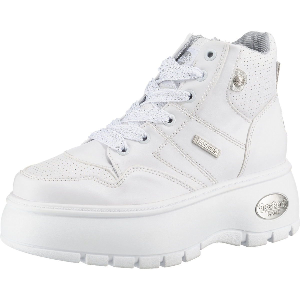 Dockers by Gerli, Turnschuhe High, weiß Gute Qualität beliebte Schuhe Dockers by Gerli, Turnschuhe High, weiß Gute Qualität beliebte Schuhe