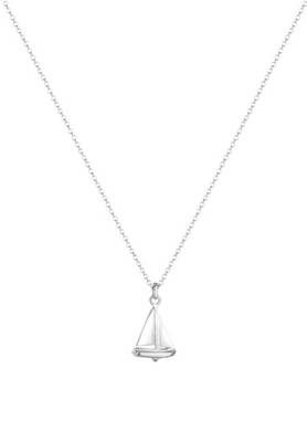 Elli Halskette Damen Segelboot Anhänger Maritim aus 925 Sterling Silber