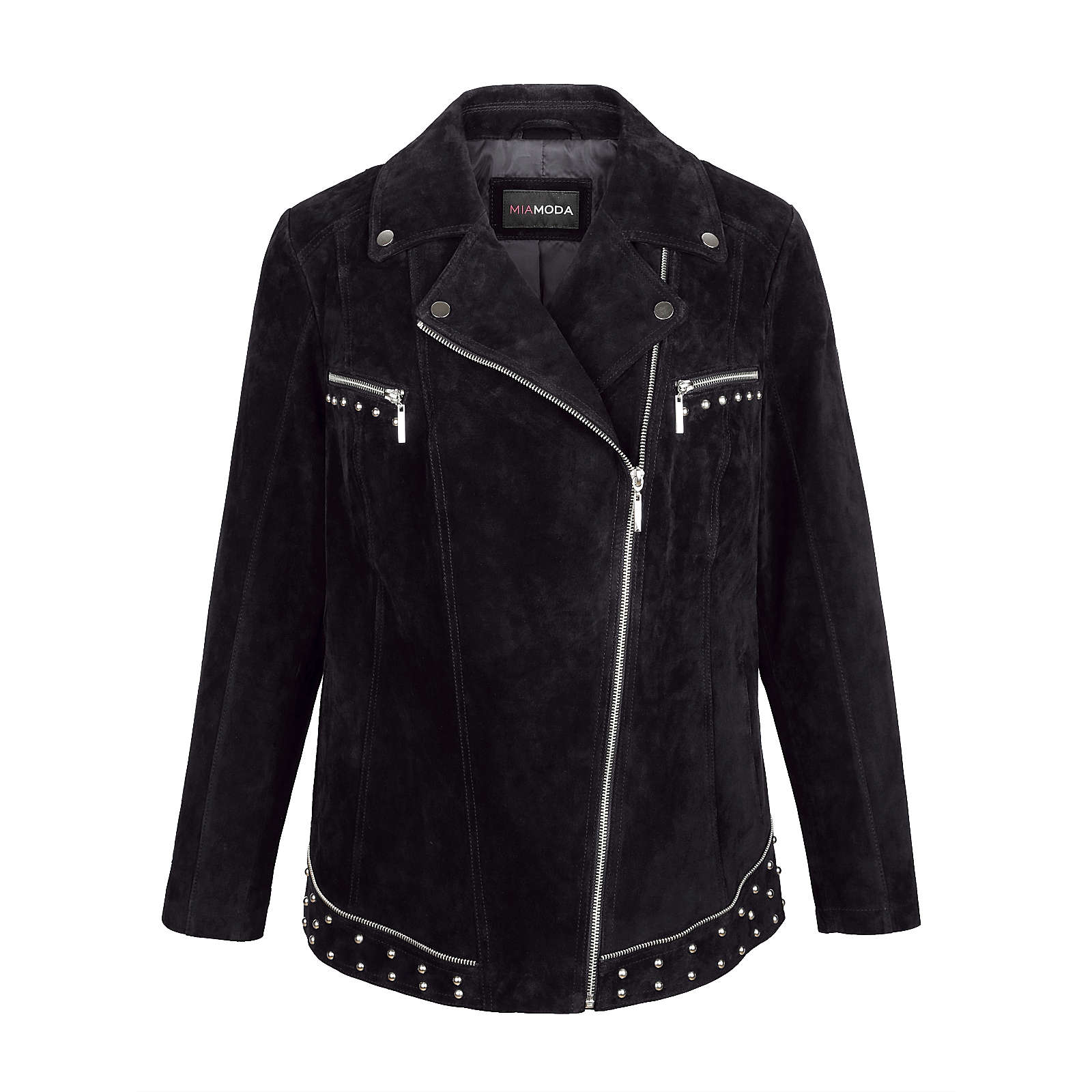 MIAMODA Lederjacke schwarz Damen Gr. 46 MIAMODA Lederjacke schwarz Damen Gr. 46