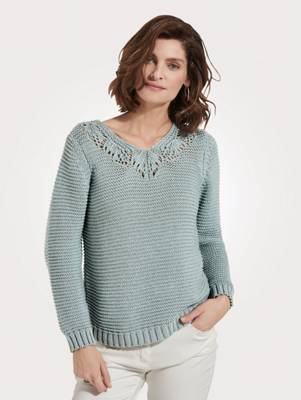 MONA, Rollkragenpullover, blau MONA, Rollkragenpullover, blau