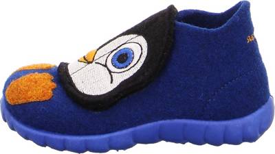 Baby Hausschuhe HAPPY für Jungen, WMS-Weite M4, Pinguin 2