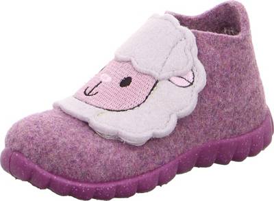 Baby Hausschuhe HAPPY für Mädchen, WMS-Weite M4, Schaf