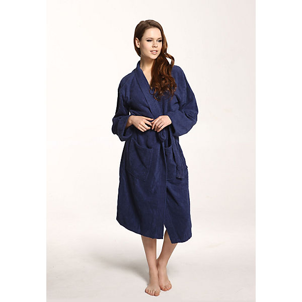 Grace Bademantel Blau Spa Aus Kimono Bademäntel Grand Frottierware Weicher v0PmN8nOwy