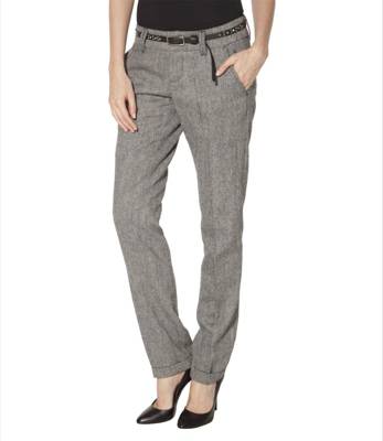 SOCCX Tweed-Hose mit Bügelfalte Stoffhosen 2