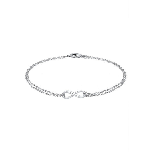 Accessoires Armbänder Elli Elli Armband Infinity Symbol Love Unendlich 925 Sterling Silber Armbänder silber