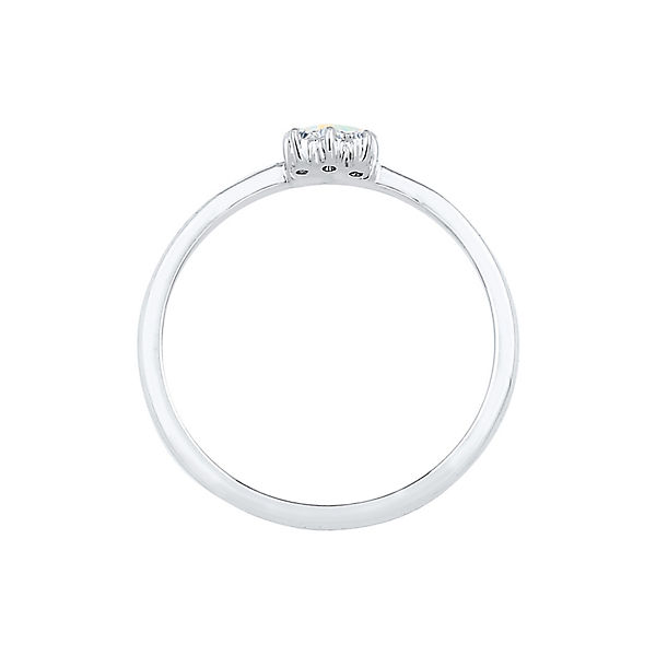 Accessoires Ringe Elli Elli Ring Vintage Zirkonia Kristalle Opal Trend 925 Silber Ringe silber