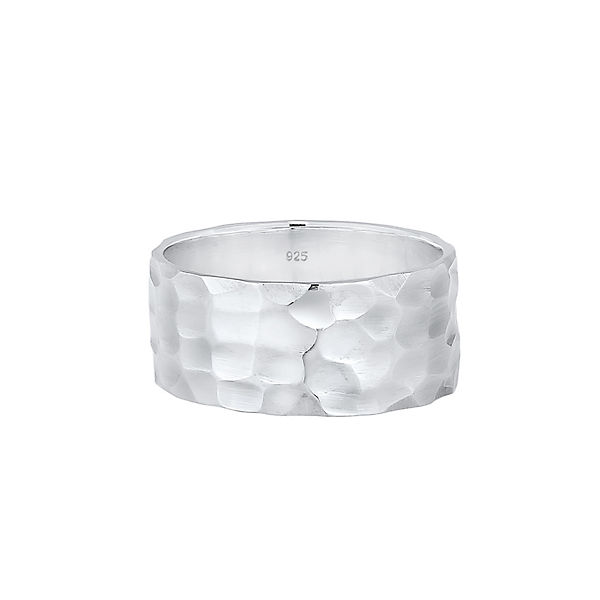 Accessoires Ringe Elli Elli Ring Basic Bandring Gehämmert Trend Cool 925 Silber Ringe silber Accessoires Ringe Elli Elli Ring Basic Bandring Gehämmert Trend Cool 925 Silber Ringe silber