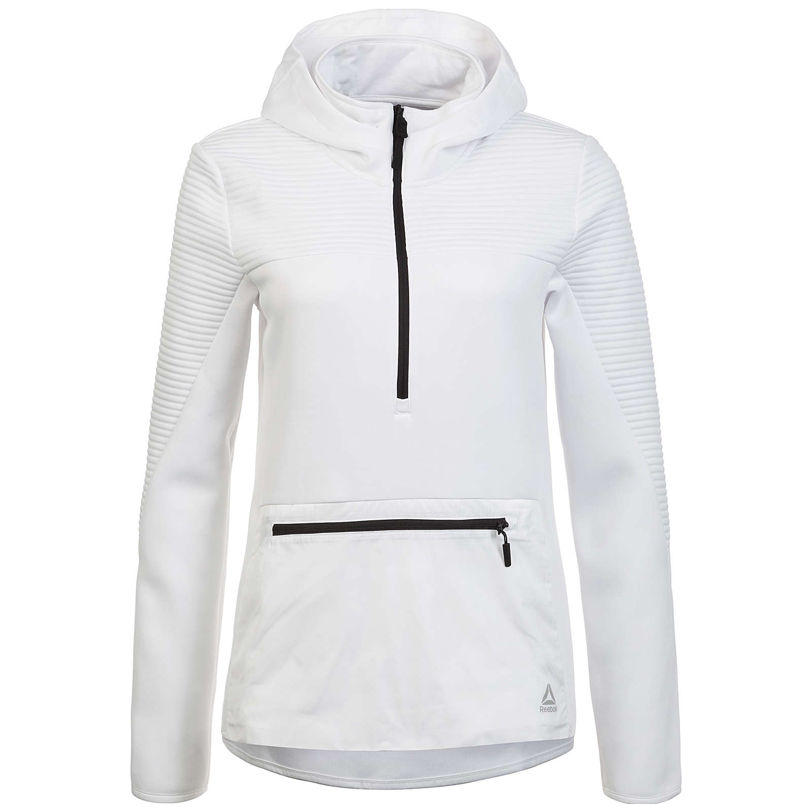 Reebok ThermoWarm Control Kapuzenpullover Damen weiß Damen Gr. 32 Reebok ThermoWarm Control Kapuzenpullover Damen weiß Damen Gr. 32