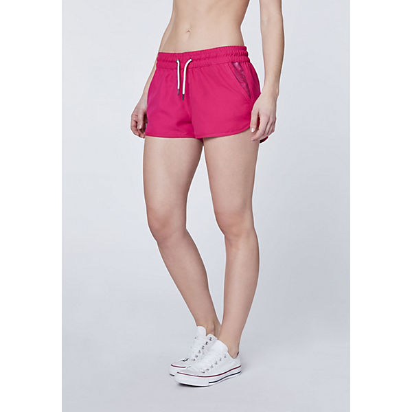 Badeshorts Einfarbig Kordelzug Pink Chiemsee Mit T1lKJcF3