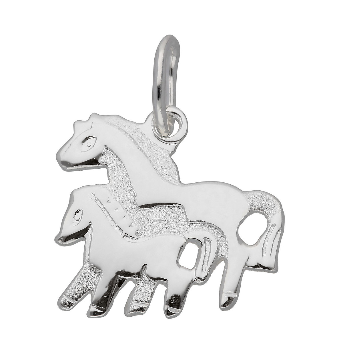 Adelia's Adelia´s Silber Anhänger Pferd 925 Sterling Silber Kettenanhänger für Mädchen silber