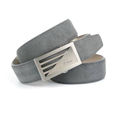 Anthoni Crown Ledergürtel Veloursleder Ledergürtel