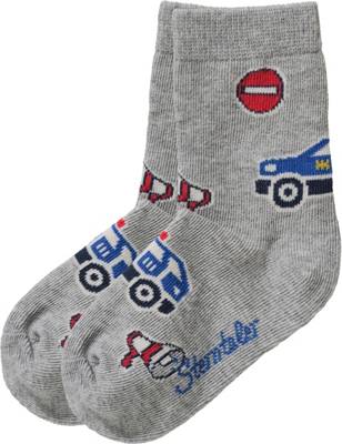 3er-Pack Socken für Jungen Polizeiauto 2