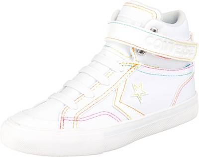CONVERSE, Sneakers High PRO BLAZE STRAP HI für Mädchen, weiß CONVERSE, Sneakers High PRO BLAZE STRAP HI für Mädchen, weiß