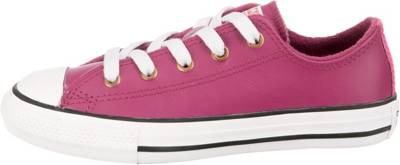 CONVERSE, Sneakers Low CTAS OX NAVYENAMEL REDBLUE für Mädchen, blue denim CONVERSE, Sneakers Low CTAS OX NAVYENAMEL REDBLUE für Mädchen, blue denim