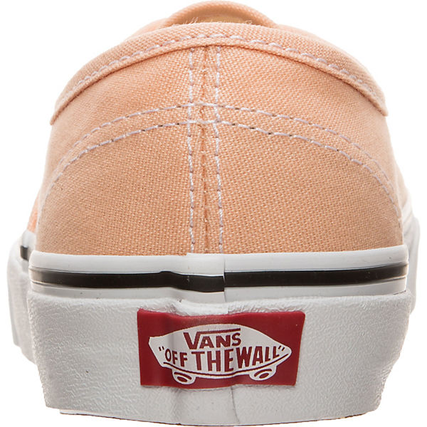Schuhe Sneakers Low VANS Vans Authentic Sneaker apricot/weiß