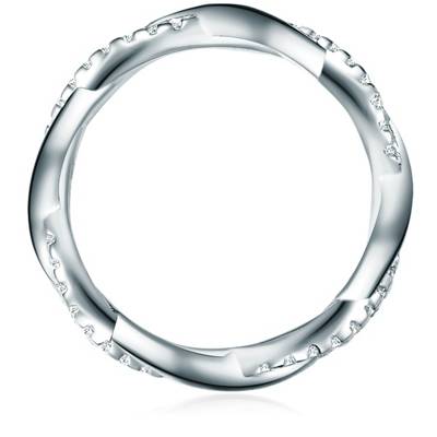 Ring Sterling Silber Zirkonia weiß Ringe 2