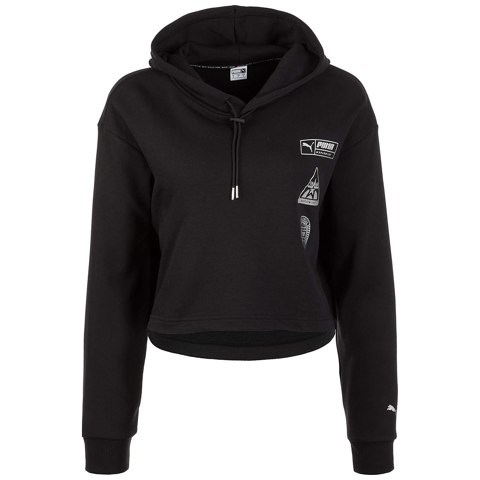 PUMA TZ Kapuzenpullover Damen schwarz Damen Gr. 40 PUMA TZ Kapuzenpullover Damen schwarz Damen Gr. 40