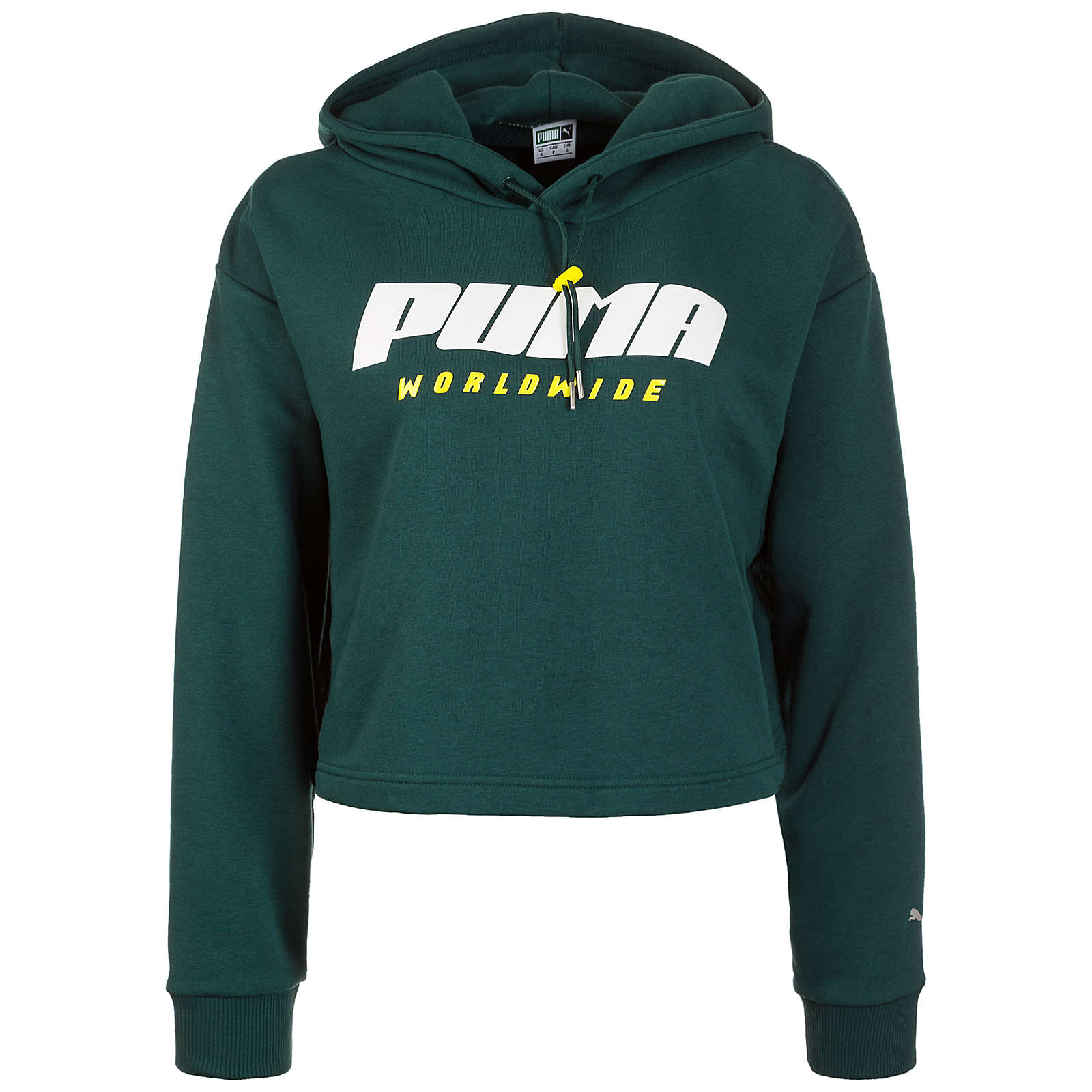 PUMA TZ Kapuzenpullover Damen dunkelgrün Damen Gr. 40 PUMA TZ Kapuzenpullover Damen dunkelgrün Damen Gr. 40