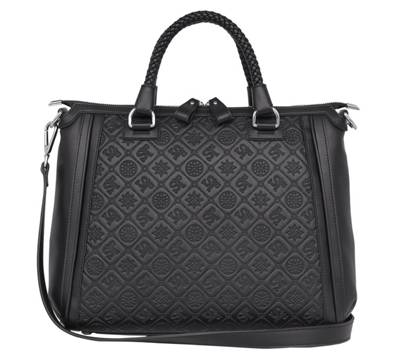 Silvio Tossi Lederhand- und Schultertasche mit Spezialschutzschicht Handtaschen