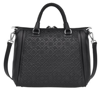 Silvio Tossi Lederhand- und Schultertasche mit Spezialschutzschicht Handtaschen 2