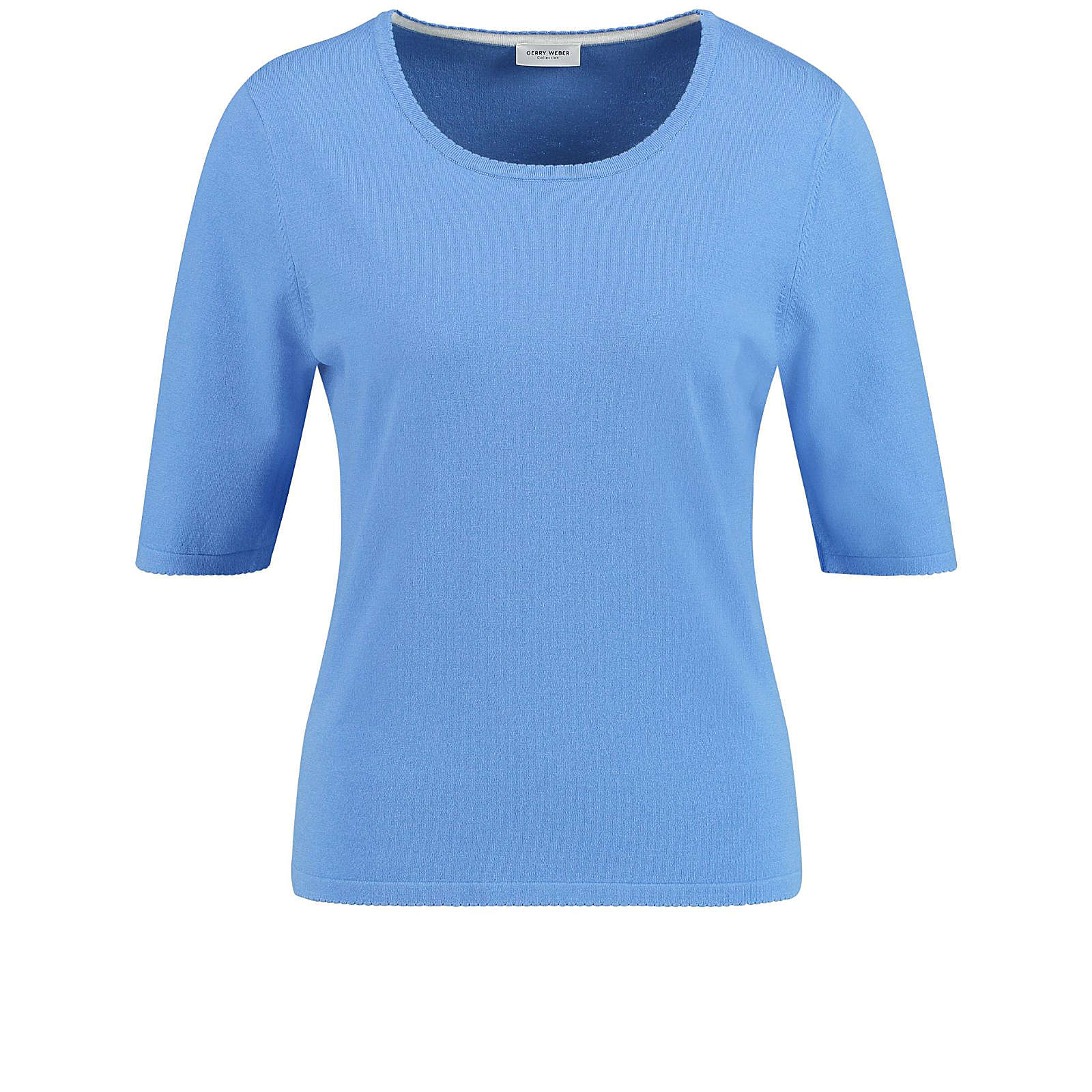 Gerry Weber Strick, Shirt, Top, Body Kurzarm-Pullover blau Damen Gr. 42 Gerry Weber Strick, Shirt, Top, Body Kurzarm-Pullover blau Damen Gr. 42
