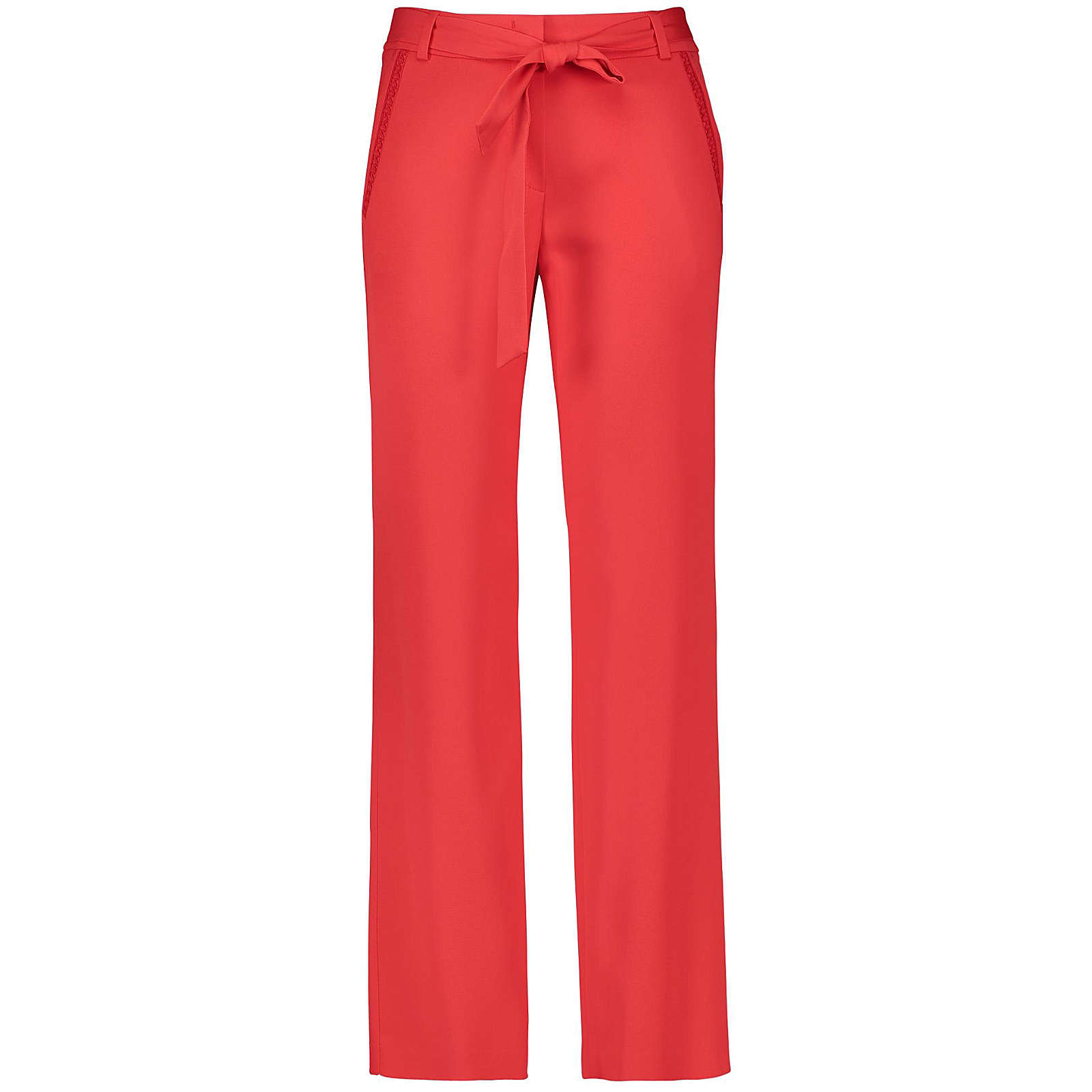 Gerry Weber Hose Freizeit lang Weite Hose rot Damen Gr. 48 Gerry Weber Hose Freizeit lang Weite Hose rot Damen Gr. 48