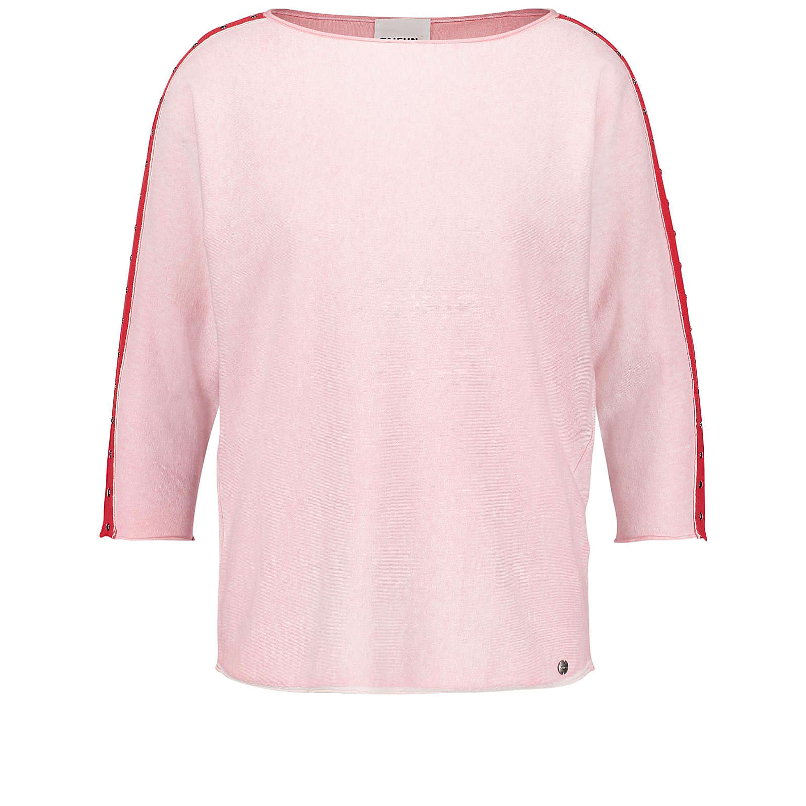 Taifun Pullover 3/4 Arm Rundhals 3/4 Arm Pullover mit Nieten rosa Damen Gr. 40 Taifun Pullover 3/4 Arm Rundhals 3/4 Arm Pullover mit Nieten rosa Damen Gr. 40