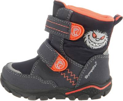 elefanten, Baby Winterstiefel TEX, Weite W für breite Füße, für Jungen, grauorange elefanten, Baby Winterstiefel TEX, Weite W für breite Füße, für Jungen, grauorange