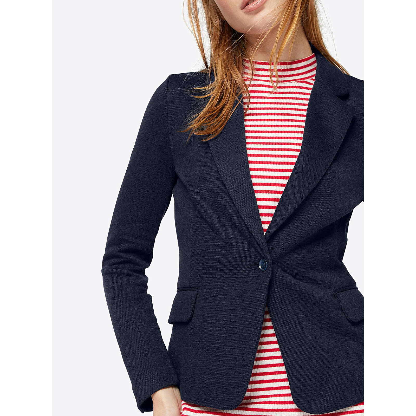 VERO MODA Blazer VMJulia Sweatblazer blau Damen Gr. 34 VERO MODA Blazer VMJulia Sweatblazer blau Damen Gr. 34