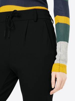 ONLY bundfaltenhose Stoffhosen schwarz