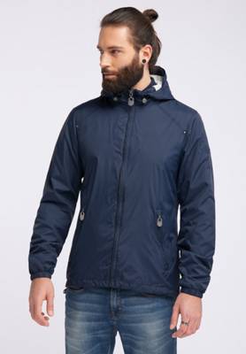 Dreimaster Herren Anorak aus trendigem, leicht schimmerndem Material