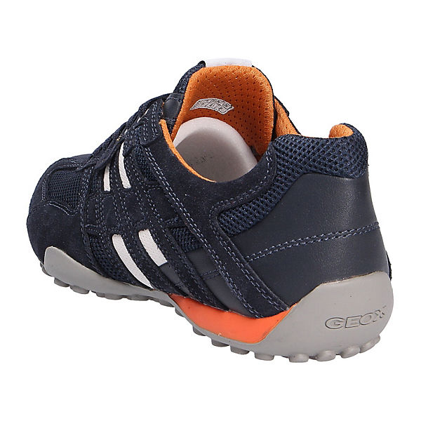 Schuhe Sneakers Low GEOX Geox Sportiver Schnürschuh/Sneaker Sneakers Low blau