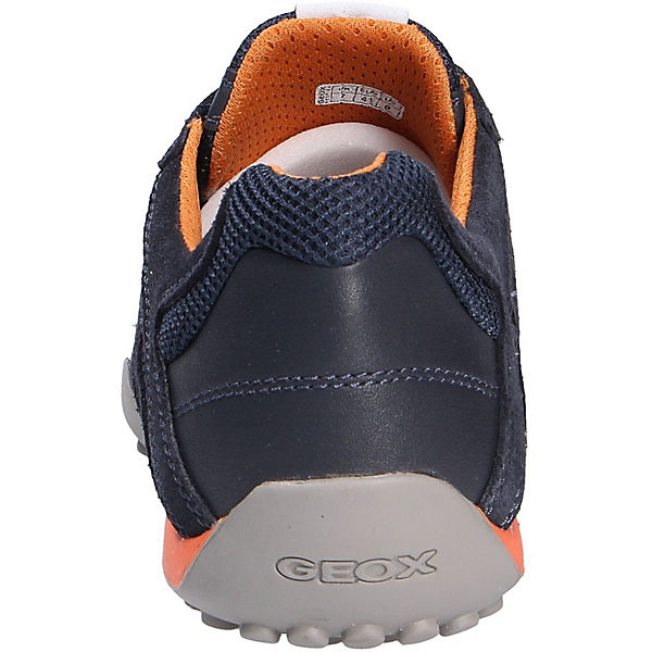 Schuhe Sneakers Low GEOX Geox Sportiver Schnürschuh/Sneaker Sneakers Low blau