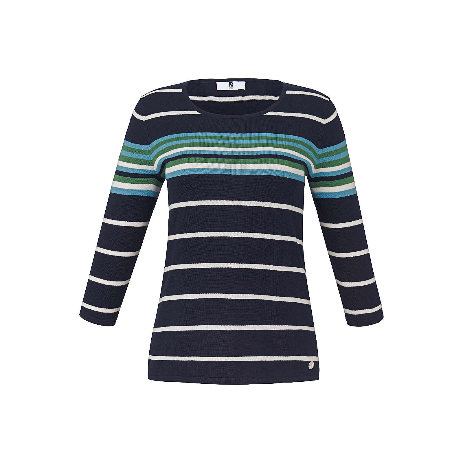 ANNA AURA Pullover mit 3/4-Arm Pullover bunt Damen Gr. 52 ANNA AURA Pullover mit 3/4-Arm Pullover bunt Damen Gr. 52