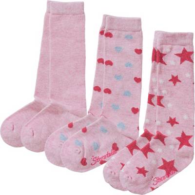 Sterntaler M/ädchen Socken Kniestr/ümpfe 3er-pack Herzen