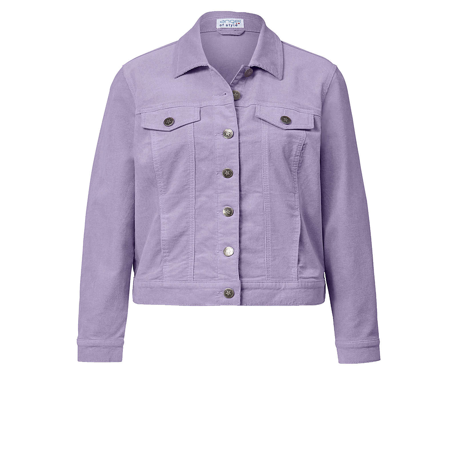 Angel of Style Cord-Jacke lila Damen Gr. 44 Angel of Style Cord-Jacke lila Damen Gr. 44