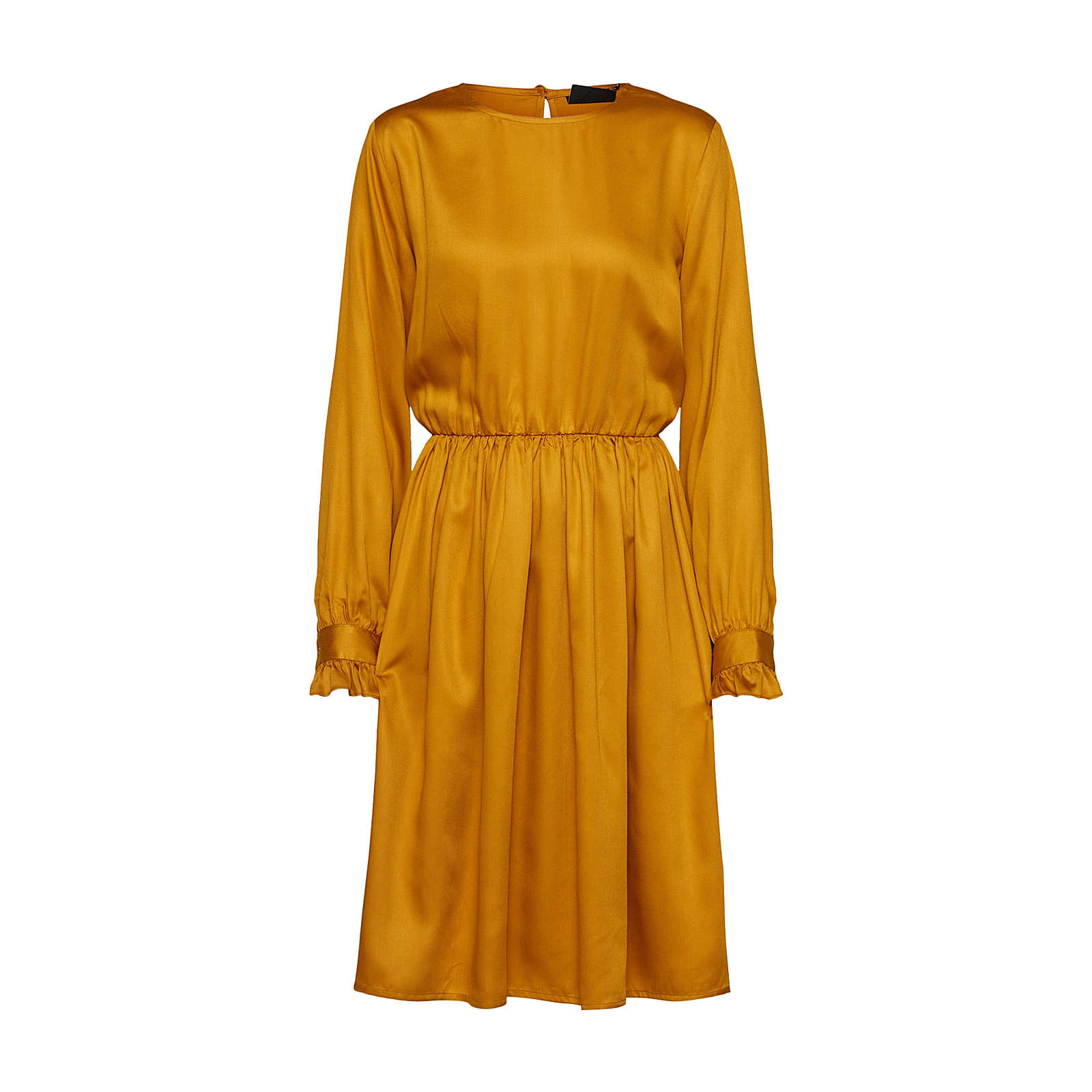 OBJECT Blusenkleid Blusenkleider gold Damen Gr. 38 OBJECT Blusenkleid Blusenkleider gold Damen Gr. 38