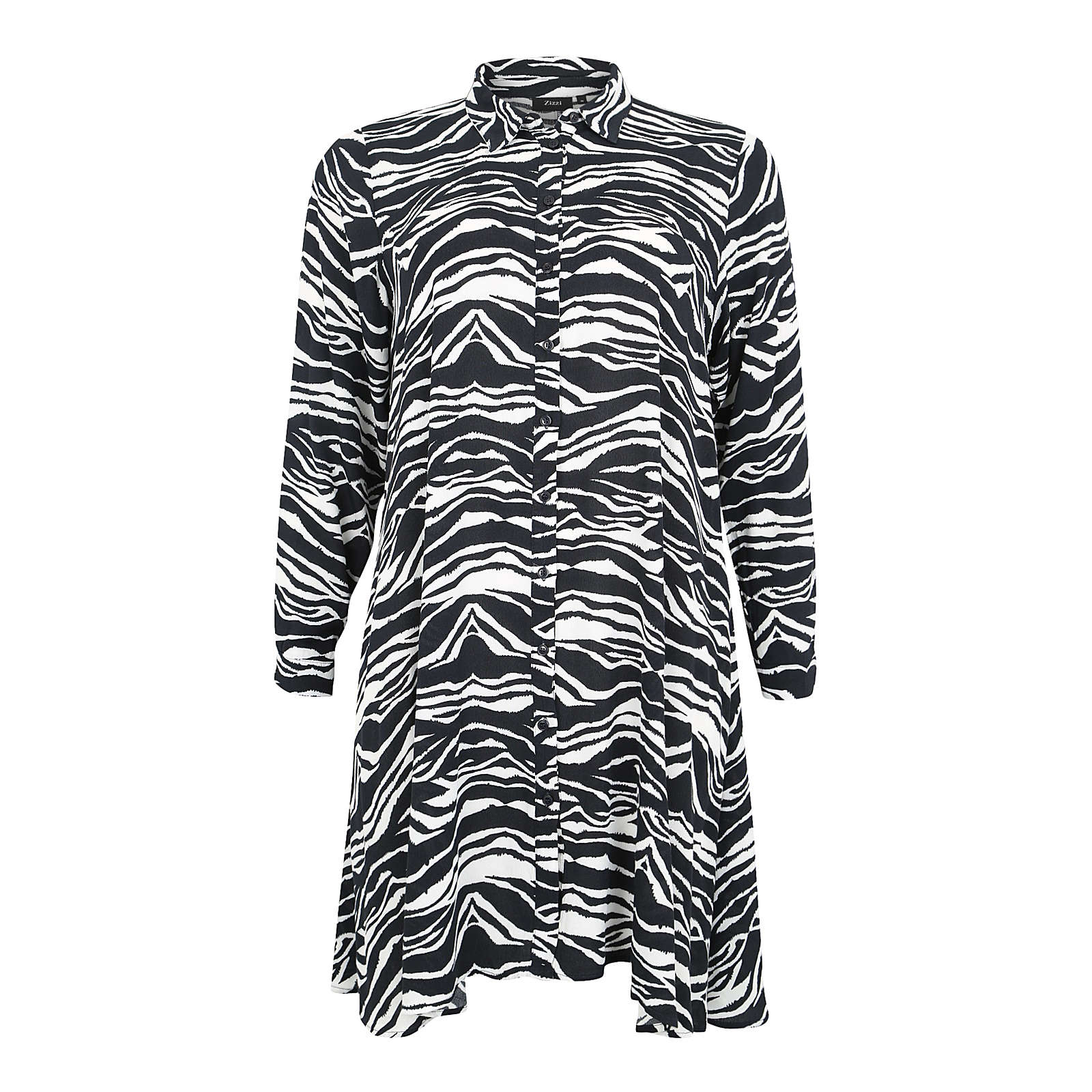 Zizzi Blusenkleid XALGOMARE Blusenkleider weiß Damen Gr. 42 Zizzi Blusenkleid XALGOMARE Blusenkleider weiß Damen Gr. 42