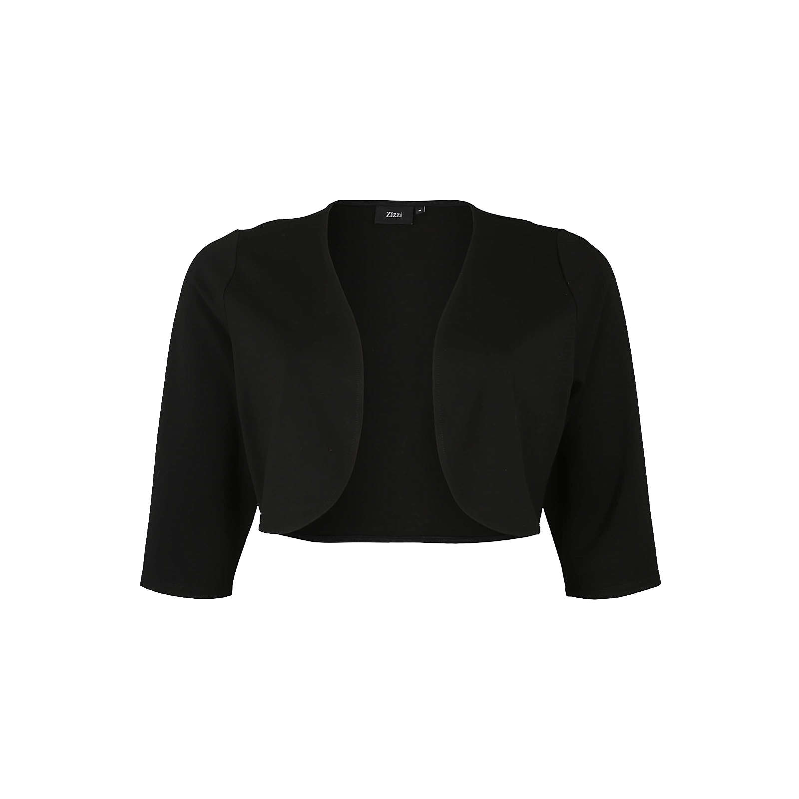 Zizzi Bolero ELAY, 3/4, BOLERO Boleros schwarz Damen Gr. 40 Zizzi Bolero ELAY, 3/4, BOLERO Boleros schwarz Damen Gr. 40