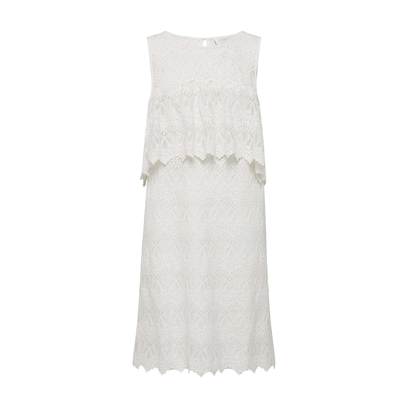 VILA Sommerkleid Sommerkleider weiß Damen Gr. 42 VILA Sommerkleid Sommerkleider weiß Damen Gr. 42