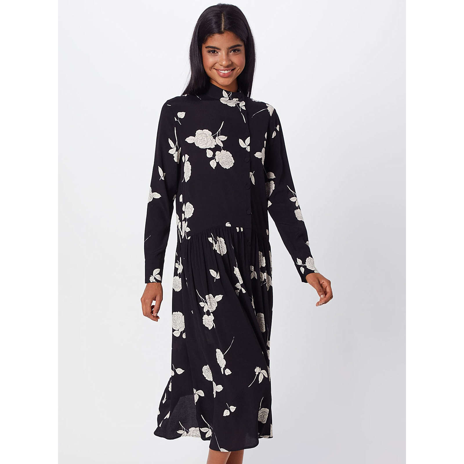 MYBC mbym Blusenkleid Candon Blusenkleider schwarz Damen Gr. 38 MYBC mbym Blusenkleid Candon Blusenkleider schwarz Damen Gr. 38