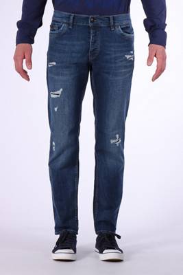 Jeanshose Dolar mit coolen Used-Elementen Jeanshosen