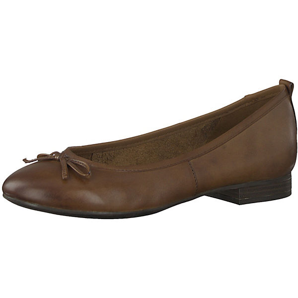 Cognac Klassische Ballerinas Klassische Tamaris Ballerinas Tamaris 76ybfg