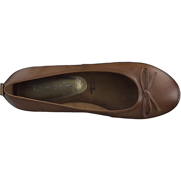 Cognac Klassische Ballerinas Klassische Tamaris Ballerinas Tamaris 76ybfg