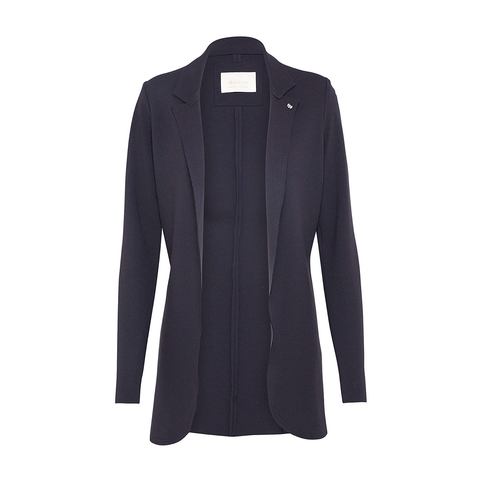 rich&royal Rich & Royal Blazer Sweatblazer blau Damen Gr. 34 rich&royal Rich & Royal Blazer Sweatblazer blau Damen Gr. 34