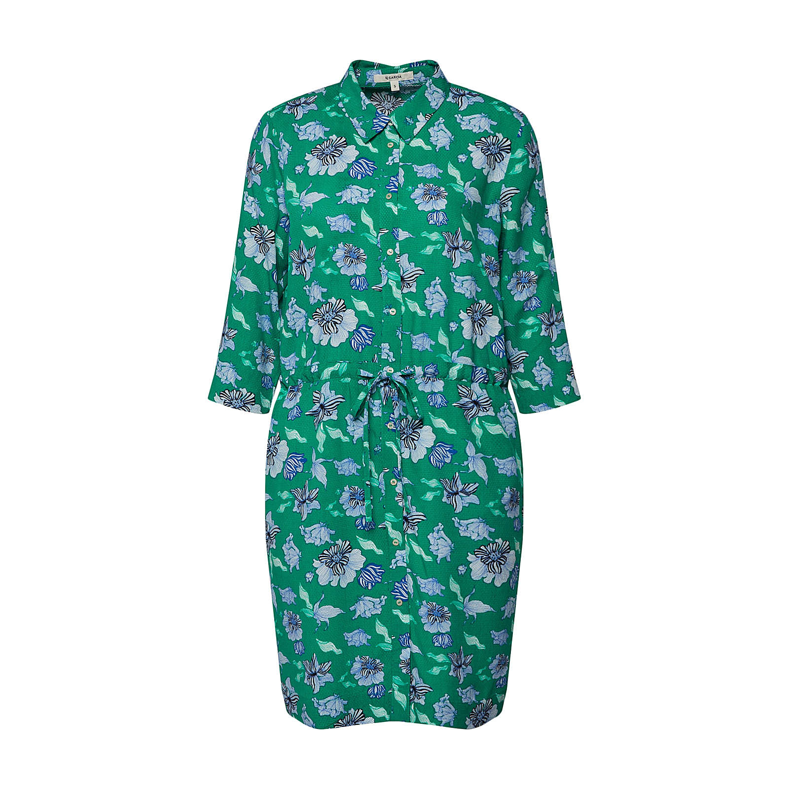 GARCIA Blusenkleid Blusenkleider grün Damen Gr. 38 GARCIA Blusenkleid Blusenkleider grün Damen Gr. 38