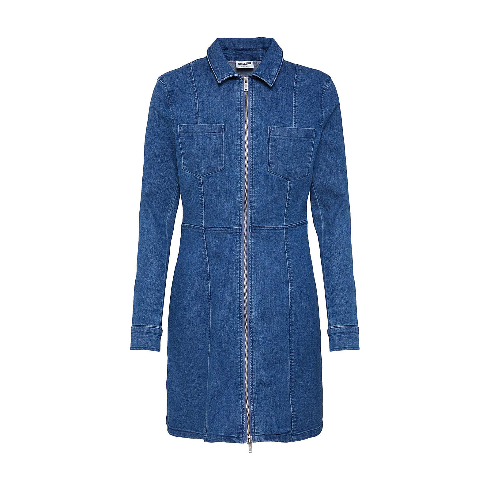 Noisy may Blusenkleid Lisa Blusenkleider blue denim Damen Gr. 38 Noisy may Blusenkleid Lisa Blusenkleider blue denim Damen Gr. 38
