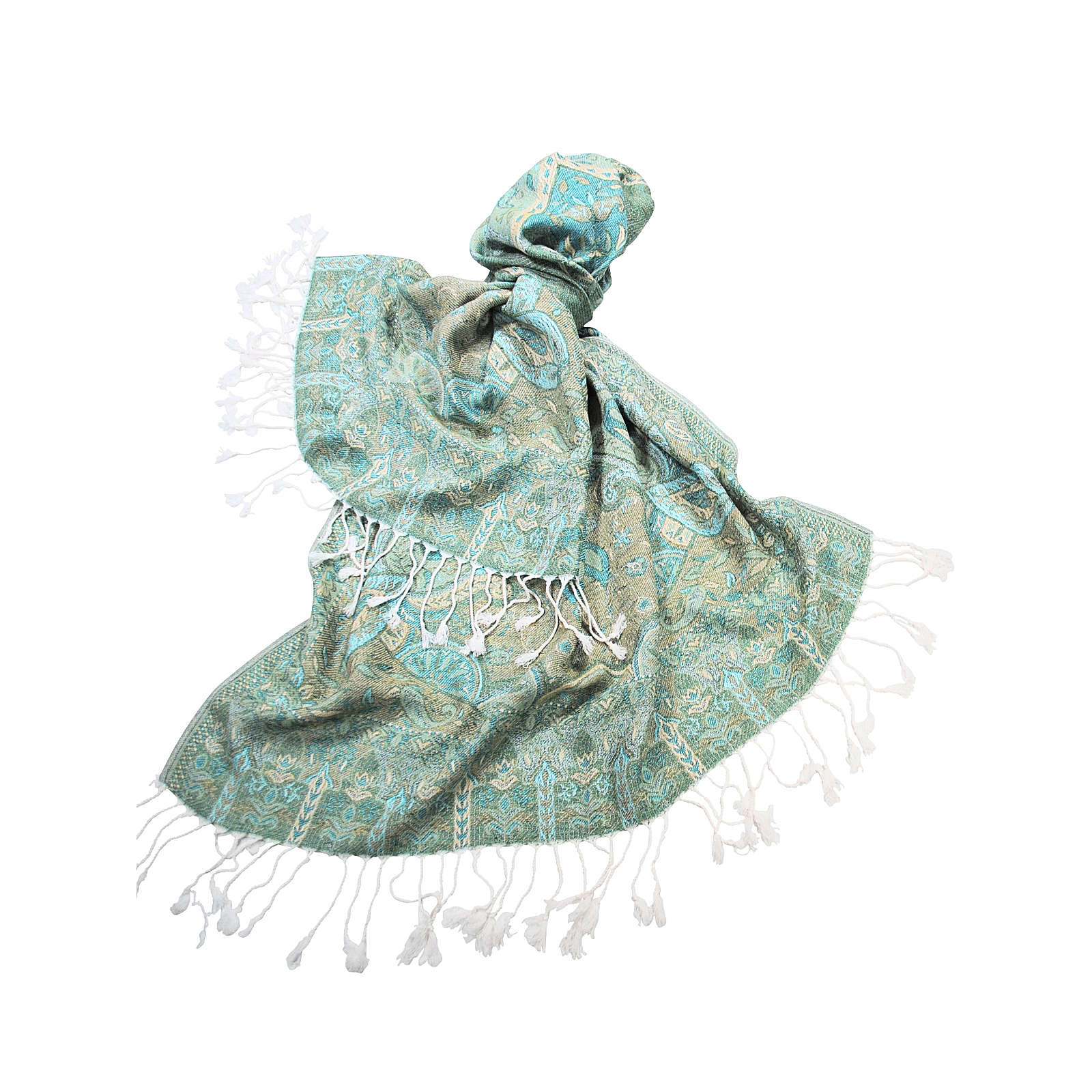 Simone Erto Schal Paisley A1472 Schals mint Damen Simone Erto Schal Paisley A1472 Schals mint Damen