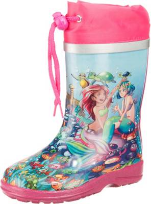 Gummistiefel für Mädchen Meerjungfrau